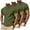 Army Green-82, variant on 3-Pack Mens T Shirts Short Sleeve Crewneck Tees Workout Shirts for Lightweight Breathable, Size S