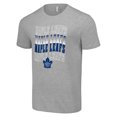 thumbnail image 2 of Men's Starter Heather Gray Toronto Maple Leafs Four Team Name Logo T-Shirt, 2 of 3