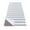 Gray Sky Blue, variant on Sage Green Grey Stripe Yoga Towel for Hot Yoga Non Slip, Modern Farmhouse Vertical Striped Yoga Mat Towel Absorbent Yoga Sweat Towels Microfiber Hot Yoga Blanket for Bikram Pilates 26"x74"