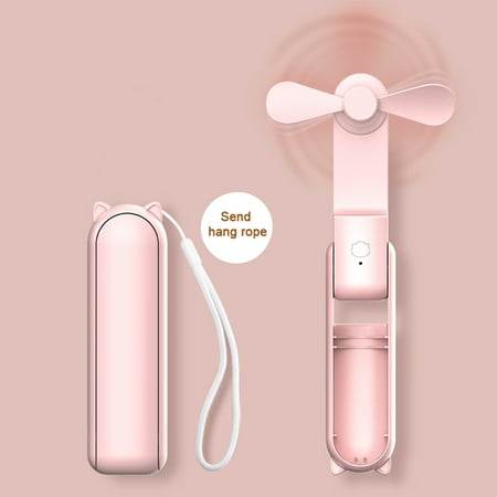

Goodhd Folding Handheld Small Fan USB Charging Portable Student Electric Fan