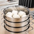 thumbnail image 3 of YAOMOBB Vegetable Steamer Stainless Steel Vegetable Steamer Multiple Layer Upper Steaming, 3 of 5