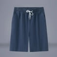 thumbnail image 1 of pstuiky Abreviatura para hombres, Pantalones cortos transpirables de color liso para hombre, informales, para vacaciones, con bolsillos Pantalones cortos de entrenamiento, 1 of 4