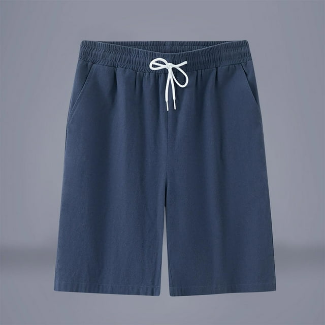 pstuiky Abreviatura para hombres, Pantalones cortos transpirables de color liso para hombre, informales, para vacaciones, con bolsillos Pantalones cortos de entrenamiento