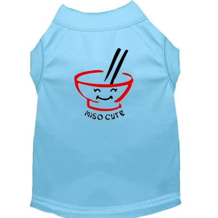 Pet Dog Cat Shirt Screen Printed, "Miso Cute"