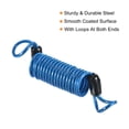 thumbnail image 3 of Uxcell Security Steel Cable 2.5mm x 1m/3.28ft Coated Spring Luggage Lock Wire Rope with Double Loop Blue, 3 of 5