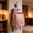 thumbnail image 2 of Laptop Backpacks with Padding,Cool Backpacks,Laptop Backpack for Work, College, Travel, Lightweight Waterproof Daily Backpacks 17*12*5.5IN(Pink), 2 of 7