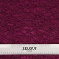 thumbnail image 3 of Zelouf Aurora Floral Eyelash Lace On Scuba  , Sewing, DIY, Crafts Fabric by the Yard, Baroque Burgundy, 20 Yard, 3 of 7