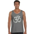 thumbnail image 1 of LA Pop Art Men's Word Art Tank Top - Poses OM, 1 of 2
