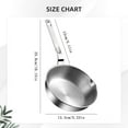 thumbnail image 4 of 1x Egg Pan,Nonstick Skillet,Stainless Steel Small Frying Pan With Multi Layer Bottom For Butter Melting And Omelet Cooking,Compatible With Gas and Induction Stoves,Dishwasher/Oven Safe,5.23",5.23", 4 of 4