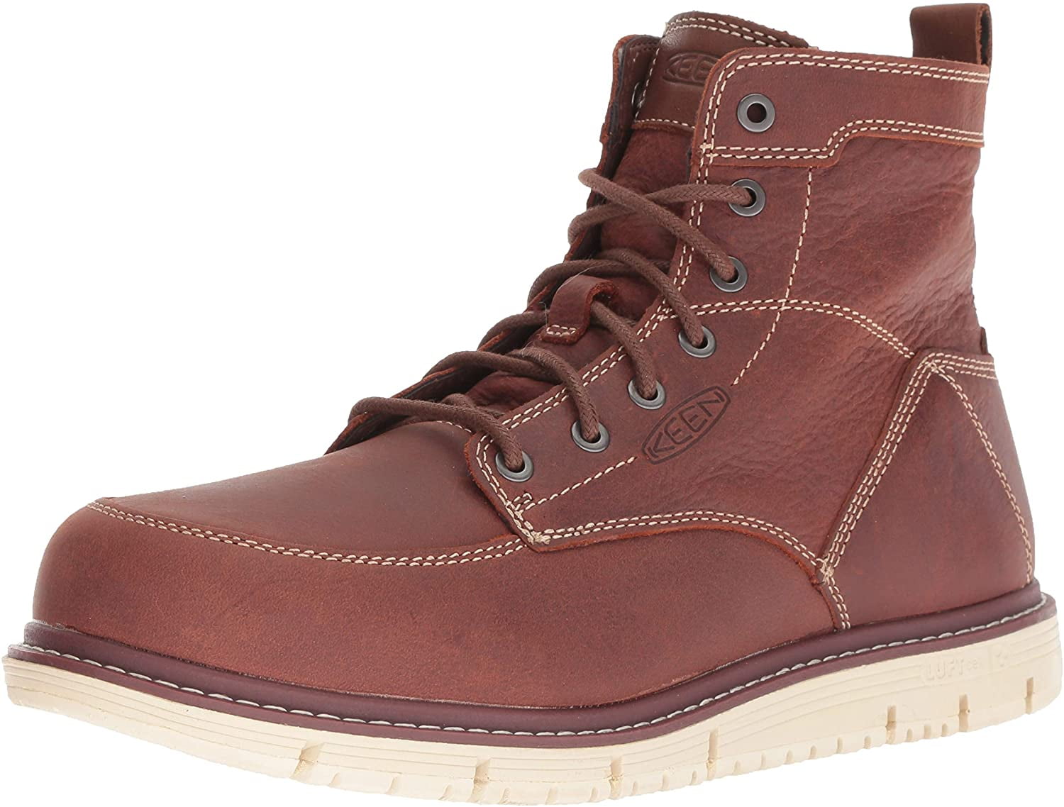 Soft Industrial Boot, Gingerbread/Off 