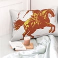 thumbnail image 4 of Balery Vintage Cowboy On A Bronco Horse Funda de Cojín Estampada, Regalos para Mujeres, Regalos de Amor para Ella, Regalos para Novia o Esposa, Funda de Almohada-20"x30", 4 of 6