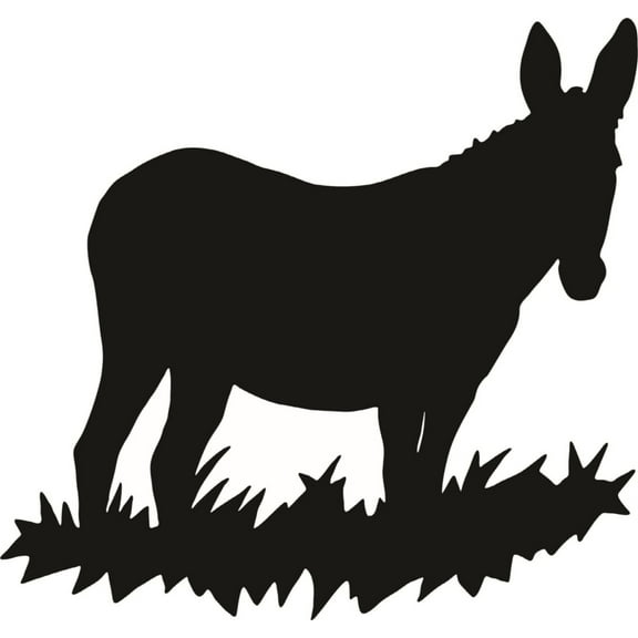 Do It Yourself Wall Decal Sticker Horse In Grass Animal Design – Kids Boys Bedroom 14 X14"