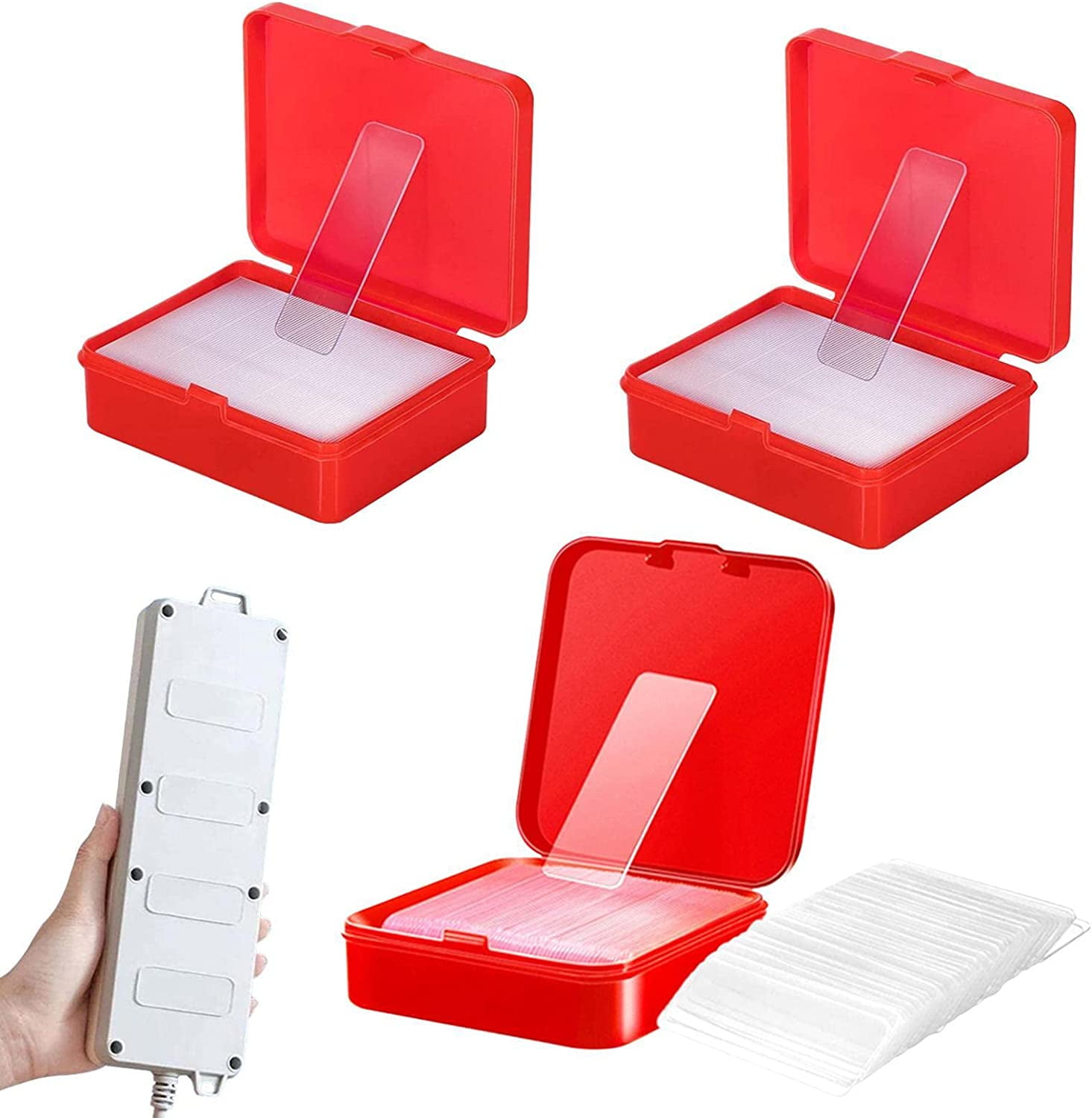 Clear Double Sided Tape, 180/300 pcs NonMarking Transparent Tape