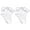 White, variant on Jefferies Socks Girls Seamless Eyelet Lace Ruffle Bubble Stitch White Ankle Quarter Socks 6 Pair Pack