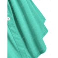 thumbnail image 3 of Tamaño más apliques de dos botones Tone Tank Top Rosegal Tankinis, 3 of 4