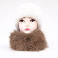 thumbnail image 3 of Mujeres Diadema Sintética Gorro de Orejeras de Invierno Sombrero de Esquí , tal se describe Macarena Sombrero de piel sintética de invierno, 3 of 6