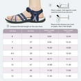 thumbnail image 6 of MEGNYA Hiking Sandals for Women, Comfortable Walking Sandals Hook Loop Strap, Sports Lightweight Slides, 6 of 8