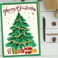 thumbnail image 4 of Diamond Dotz Merry Christmas Tree Diamond Art Cards, Handmade Diamond Painting Cards Kit, Handmade Greeting Cards Kits for Christmas Notes and Special Occasions, 4 of 8