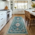 thumbnail image 4 of KUETH 2'x7' Area Rugs for Living Room, Non Slip Machine Washable Vintage Indoor Rug, Low Pile Print Rug for Bedroom Dining Room Home Office, 4 of 7