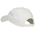 thumbnail image 3 of Mini Lips Embroidered Washed Cap - White OSFM, 3 of 5