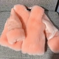 thumbnail image 5 of XQYLOS Baby Toddler Girls 𝖥aux F𝗎r Coat, Retro Fluffy Winter Thicken Warm Jacket Wrap Cape Shawl for Wedding, Kids Dressy Outerwear Coat, 5 of 9