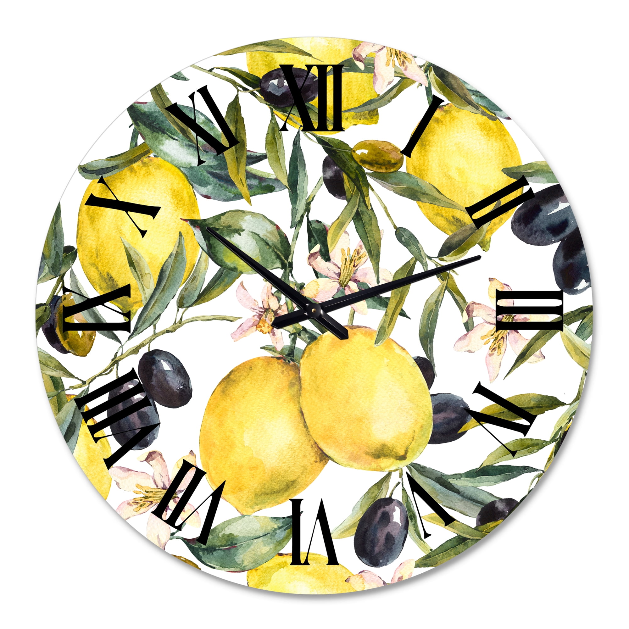 Designart 1 in Quartz Tropical Wall Clock