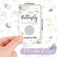 thumbnail image 2 of 60 Pcs Butterfly Baby Shower Scratch off Games Butterfly Raffle Cards Ticket Baby Shower Decorations Scratch off Game Party Birthday Wedding Favors for Activity and Idea, 2 of 7