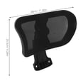 thumbnail image 2 of Soimiss Black Plastic Headrest for Home Office Chair with Adjustable Height, 2 of 8