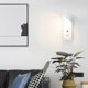 thumbnail image 4 of Lámparas de pared LED de interior nórdicas para el hogar, 9 W, atenuación continua táctil, luz de pared, apliques de pared de color blanco y negro para sala de estar, sala de lectura, decoración, bl, 4 of 5