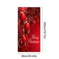 thumbnail image 3 of Zhourta Christmas Door Banner Decoration 35.43 x 78.74 in 2D Stretch Fabric Wall Hanging for Holiday Party Photo Background and Festive Room Door Tapestry, 3 of 6