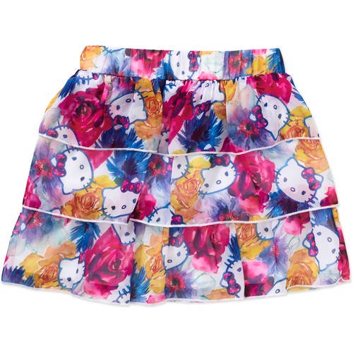 Hello Kitty - Hk Aop 3tier Chiffon Skirt - Walmart.com - Walmart.com