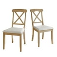 thumbnail image 4 of Castle Place Elegant Wooden Dining Chair, Set of 2, Natural Oak, 4 of 8