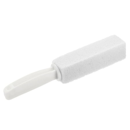 Uxcell 5.3 x 1.5 x 1.5 Inch Pumice Stones with 3.9 Inch Handle White