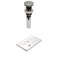 thumbnail image 1 of American Imaginations 23.86-in. W 3H8-in. Ceramic Top Set In White Color - Overflow Drain Incl. AI-30680, 1 of 8