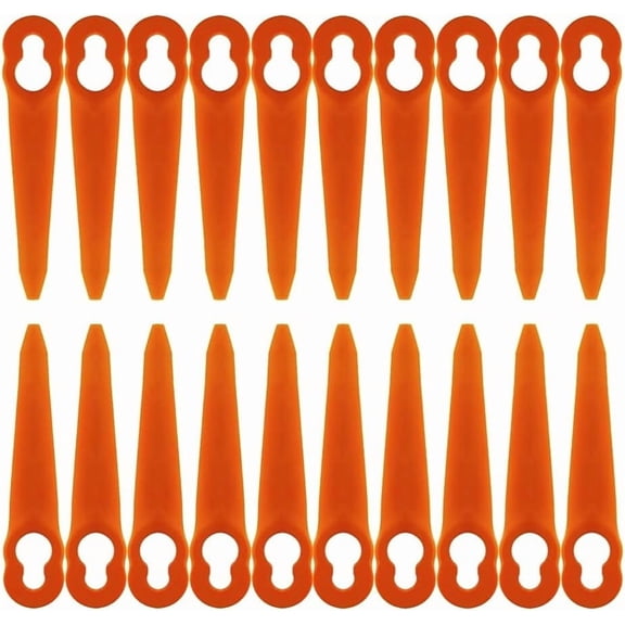 100Pcs Plastic Replacement Blades Compatible with STIHL Polycut 2-2 Polycut 3-2 Grass Trimmer FSA 45 FSA 57 FSE 52,Sun Joe 24V-GT10, Redback Swift 40V