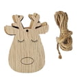 thumbnail image 5 of BLESIYA 10 Pieces Unfinished Wooden Cutouts Handmade for DIY Craft Projects Painting G, 5 of 8