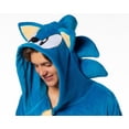 thumbnail image 3 of Albornoz de felpa Bioworld Sonic The Hedgehog para adultos, 3 of 4