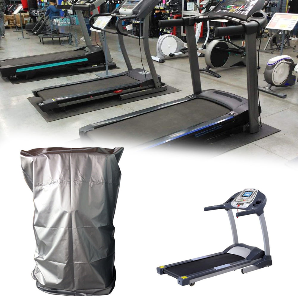 Folding Treadmill Cover Waterproof Black 2019 Upgraded Running Machine Protective Cover Dustproof Cover Heavy Duty and Water-Resistant Fitness Equipment Fabric Ideal for Indoor or Outdoor 