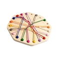 thumbnail image 4 of Juguete de desenredar cuerdas, juego de mesa educativo interactivo para el desarrollo de la inteligencia. Forma octogonal, 4 of 9