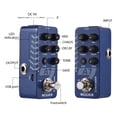 thumbnail image 4 of Pédale d'Effets, Pédale 7 Sons Shell 9v Sons Métal Shell 9v 6.35mm Huiop 6.35mm Entrée / Sortie Queue 9v 6.35mm Entrée / Sortie Métal Shell Pédale 7 Sons Métal Rétention Pédale 6 Delay, 4 of 6