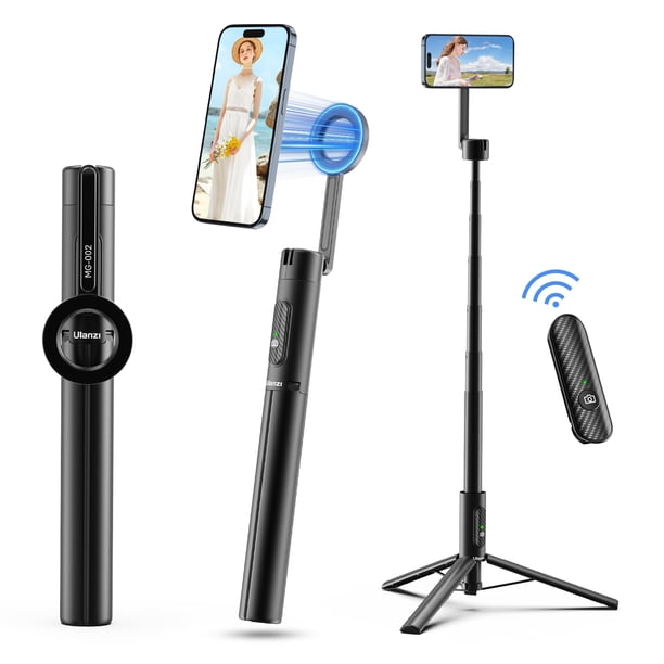 Trípode magnético para selfies ULANZI con mando a distancia para iPhone