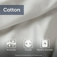 thumbnail image 4 of King/Cal King 3 piece Tufted Cotton duvet cover set, 4 of 4