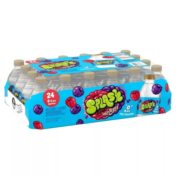 Splash Blast Wild Berry Variety Pack, 8 Fluid Ounce (Pack of 24)