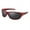 Red, variant on Polarized Wrap Around Sport Sunglasses for Men Women UV400 Baseball Softball Glasses