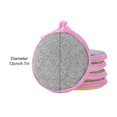 thumbnail image 3 of Cepillo para lavavajillas, herramientas de cocina redondas reutilizables mágicas de doble cara (rosa), 5 uds., 3 of 3