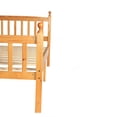 thumbnail image 3 of Better Home Products Paloma Solid Wood Pine Full Bed with Headboard in Natural, 3 of 8