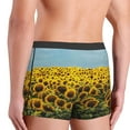thumbnail image 5 of Fotbe Blooming Sunflower Field Men’s Total Support Pouch Boxer Briefs, X-Temp Cooling, Moisture-Wicking Underwear, Regular, Long-leg and Trunk-Small, 5 of 9