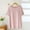 Pink, variant on YHAJDS Sleepwear With Built In Bra Solid Color Short Sleeve Wireless Bralette Loungewear Top