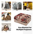 thumbnail image 4 of Christmas Red Truck Buffalo Check Throw Blankets Gifts Soft Flannel , Merry Christmas Warm Bed Blanket Throws for Chair Sofa Couch Bedroom Camper, 4 of 6