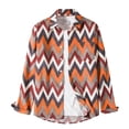 thumbnail image 1 of Awdenio Men's Printed Lapel Printed Shirt Jacket, 1 of 6